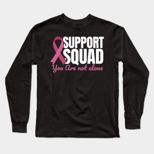 Support Squad Breast Cancer Awareness Long Sleeve T-Shirt